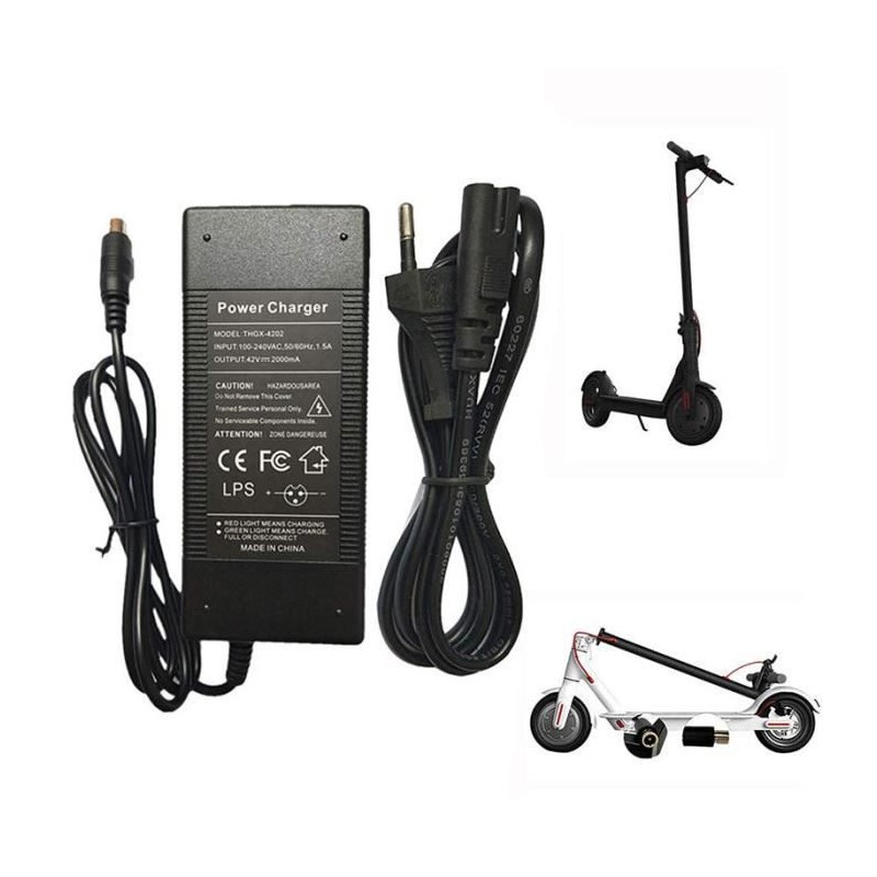 42V 5A chargeur trottinette électrique For 36V xiaomi Mijia M365 Electric  Bike Charger Electric Scooter Fast